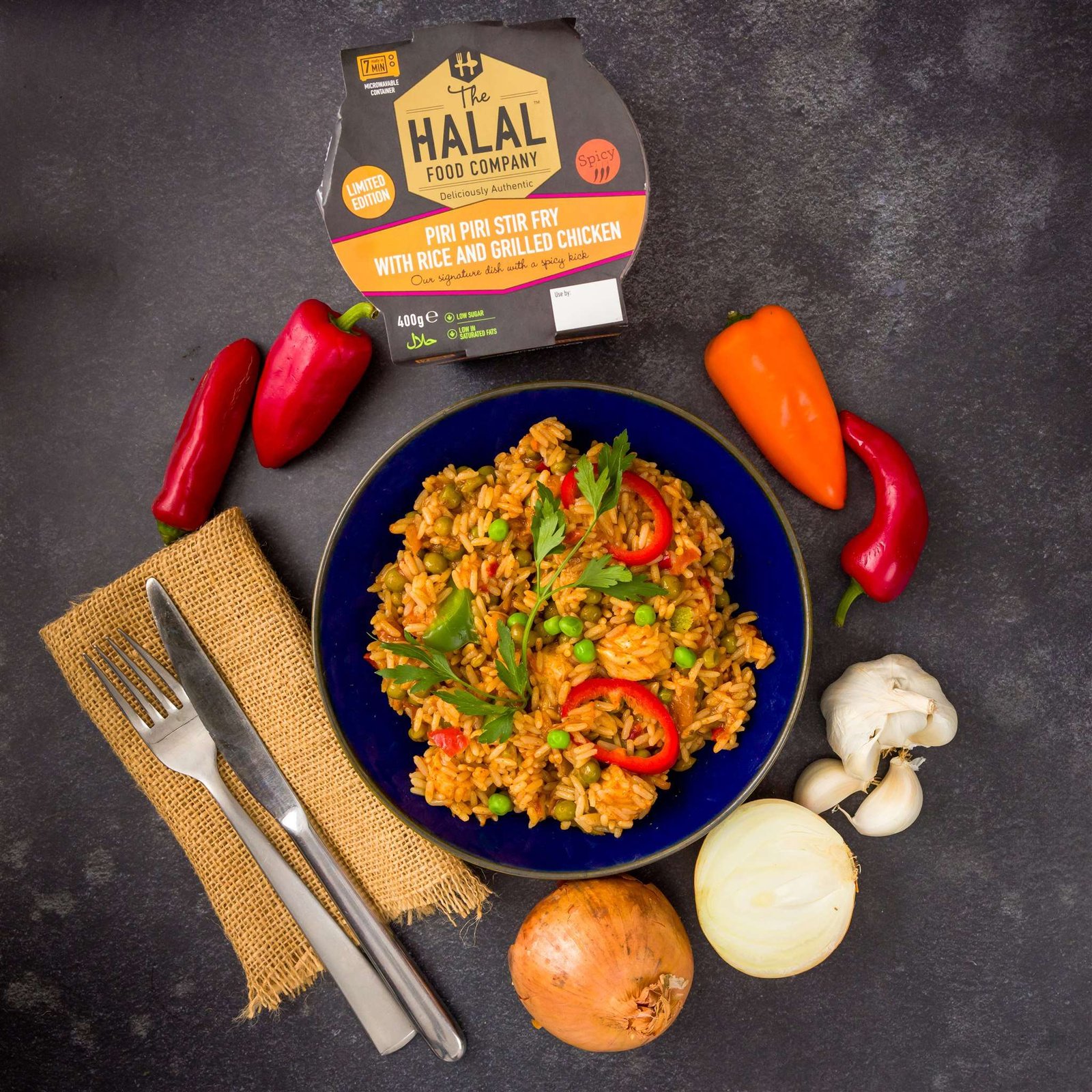 Piri Piri Chicken Stir Fry with Rice